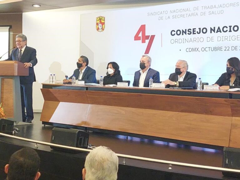 Inaugura el Sindicato de Salud su 47 Consejo Nacional Ordinario de Dirigentes
