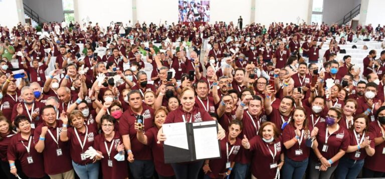Recibe Toma de Nota del TFCyA, Norma Liliana Rodríguez; Presidirá el SNTISSSTE del 2022 al 2026