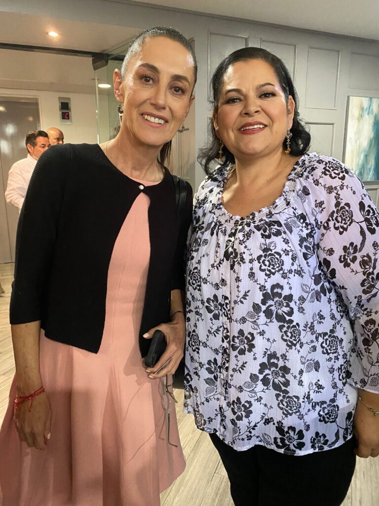 Afirma Evangelina Moreno que Claudia Sheinbaum, Encabeza las Encuestas; «Garantiza la Continuación de la 4T»