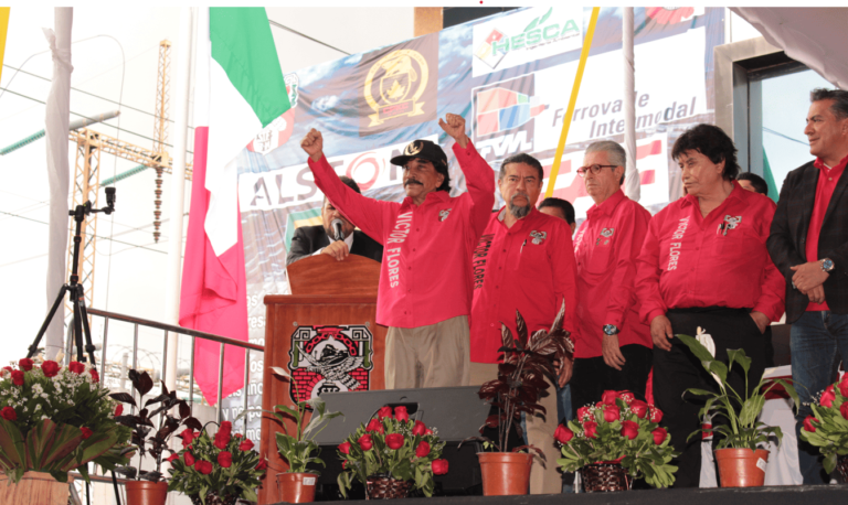 Respaldan Ferrocarrileros a Víctor Flores; Piden Continúe al Frente del STFRM