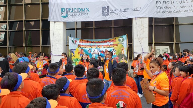 Jornadas de Verano Para Hijos de Trabajadores del PJCDMX, Iniciaron Este Lunes