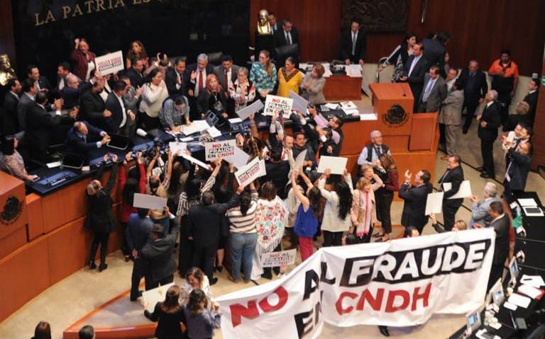 Mayoría en el Senado Golpea Derechos Humanos de Mexicanos, advierten