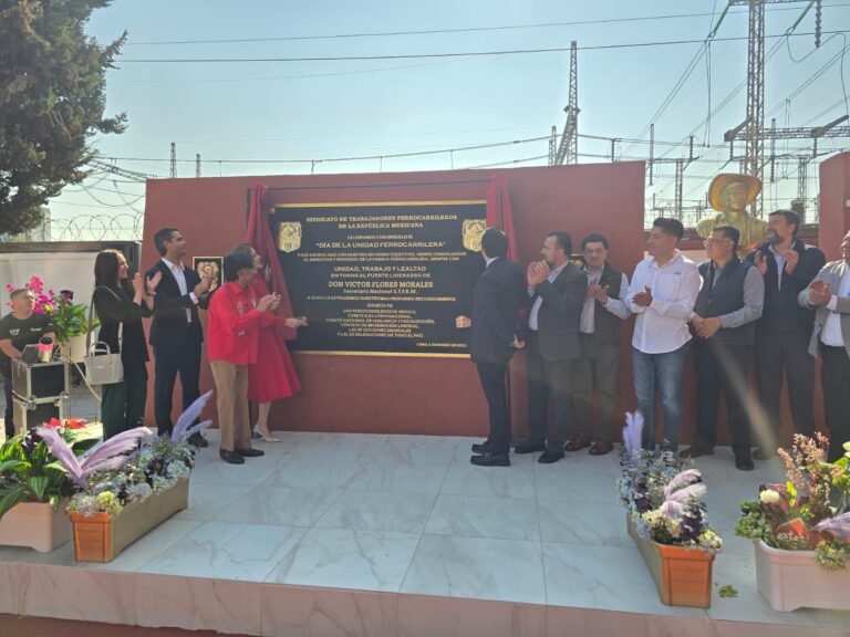 Conmemora el STFRM, el Día de la Unidad Ferrocarrilera
