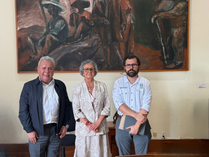 Marco Antonio García, líder del SNTSA; Bertha Gómez, Subsecretaria de Egresos y Alejandro Svarch, director del IMSS-Bienestar. Marco Antonio García, líder del SNTSA; Bertha Gómez, Subsecretaria de Egresos y Alejandro Svarch, director del IMSS-Bienestar.
