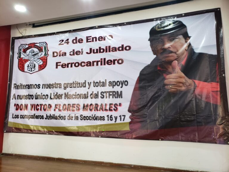 Festejan las 39 Secciones del STFRM, el 87 Aniversario del Día del Ferrocarrilero Jubilado