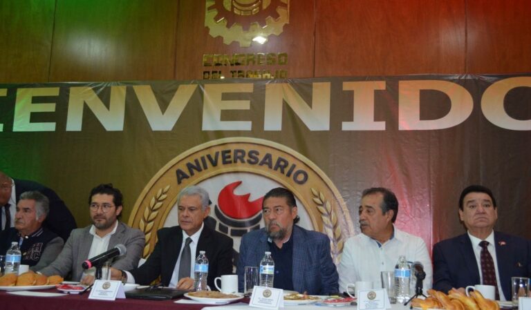 Congreso del Trabajo Celebra su LX Aniversario; Hay paz Laboral: STyPS