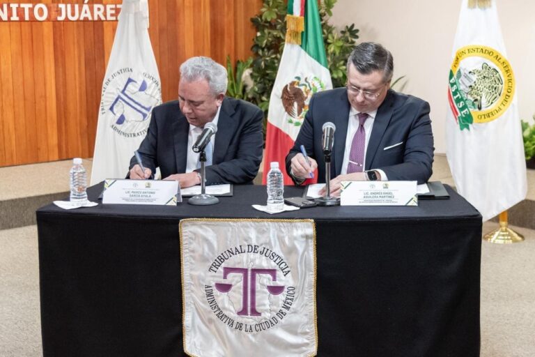 Firman Histórico Convenio de Colaboración, FSTSE y Tribunal de Justicia Administrativa CDMX