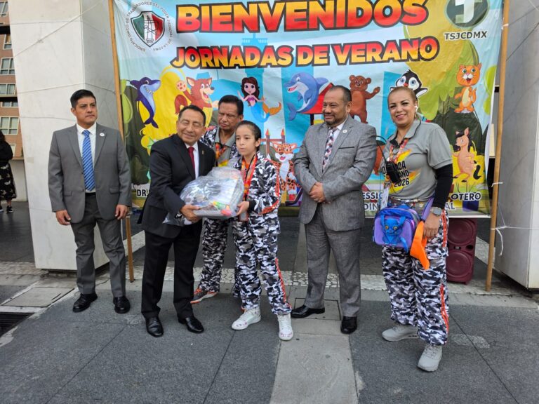 Las Jornadas de Verano Para Hijos de los Trabajadores del Poder Judicial CDMX, Arrancaron Este Lunes